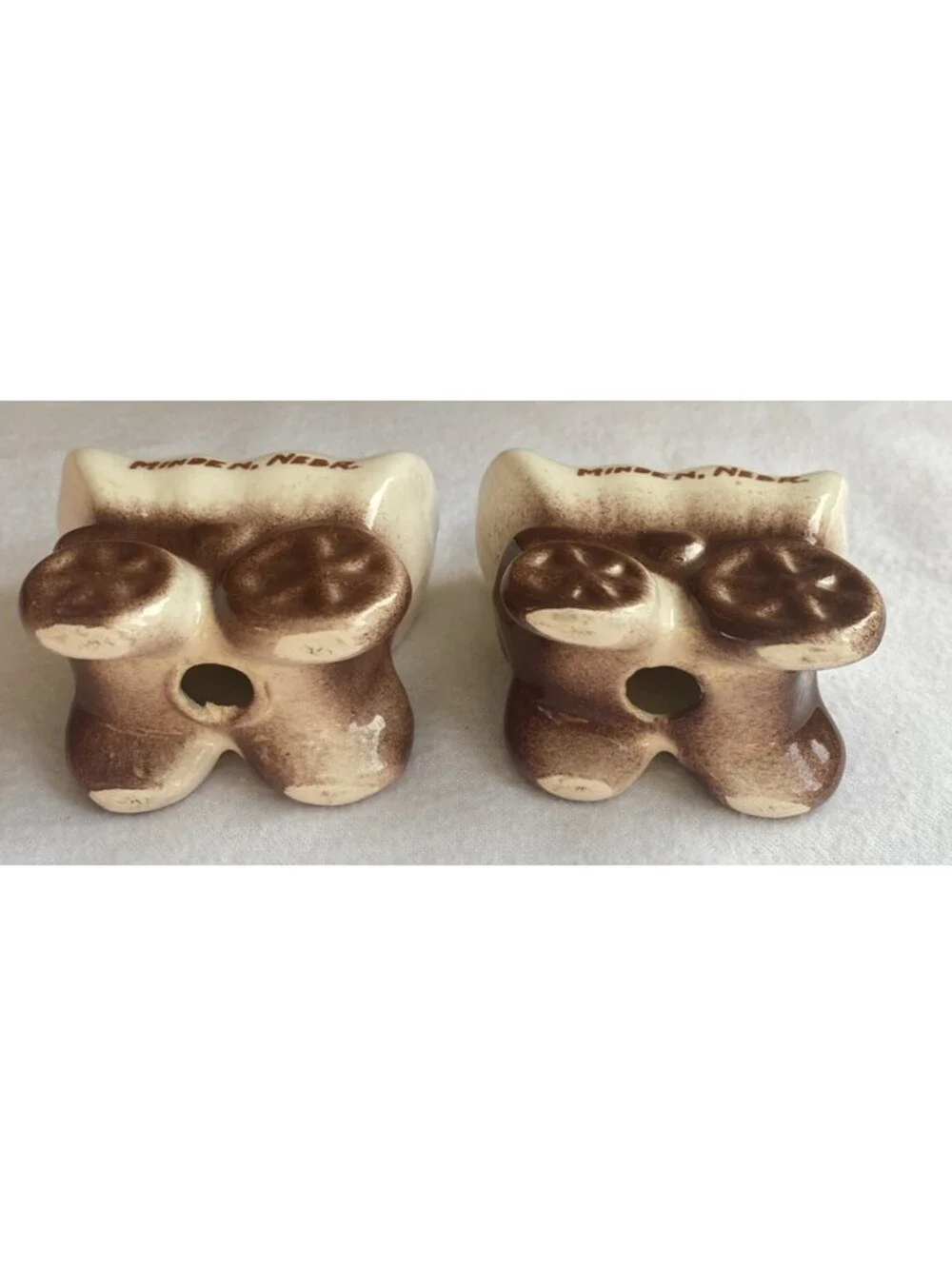 VTG 1950’s Pioneer Village Minden Nebraska Salt And Pepper Shakers 2.75